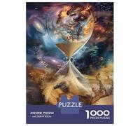 Jigsaw Puzzles for Teenagers 1000 Cosmic Hourglass沙漏宇宙 Jigsaw for Adults Family Games Pattern Assembly Help The Brain Exercise 38x26cm/1000pcs