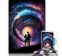 Jigsaw Puzzles for Teenagers 1000 Cosmic Love Story Adult Jigsaw,Challenging Game Toys Wall Decoration Unique Birthday And Xmas Gifts (size 75x50cm)