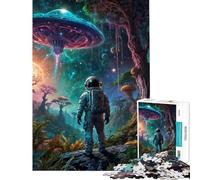 Jigsaw Puzzles for Teenagers 1000 Cosmic Wonders UFO Challenging To Complete But Fun And Humorous Practical Game for 14+ Puzzle Game Offered (38x26cm)