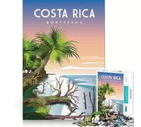 Jigsaw Puzzles for Teenagers 1000 Costa Rica Exact Cut Play Brain Teaser Gift Calm Play Time Xmas Art Gift (50x75cm)