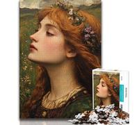 Jigsaw Puzzles for Teenagers 1000 Country Girl Adult Puzzles,Stress Reliever Staycation Kill Time Parent-child Interaction 38x26cm