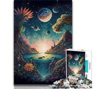 Jigsaw Puzzles for Teenagers 1000 Crazy Space Landscape Teenager Jigsaw,Educational Stress Relief Toy Gifts for Friends And Family (size 75x50cm)