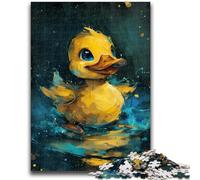 Jigsaw Puzzles for Teenagers 1000 Cute Little Yellow Duck Educational Toys Unique Home Decor And Gifts for And Age 14 Years Up 26x38cm
