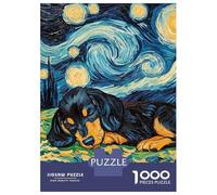 Jigsaw Puzzles for Teenagers 1000 Dachshund Puppy Sleeping Adult Jigsaw Puzzle Relax Games Difficult Challenge Unique Birthday And Gifts 70x50cm/1000pcs