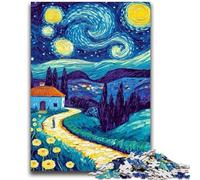 Jigsaw Puzzles for Teenagers 1000 Dandelion Under The Night Sky for Age 14+ Brain Teaser Game Best Gift for Adults And Teenagers 26x38cm