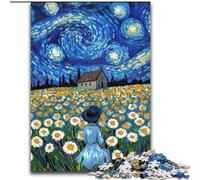 Jigsaw Puzzles for Teenagers 1000 Dandelion Under The Night Sky for Age 14+ Challenging To Complete But Fun And Humorous Great Gifts And Toys (size 50x75cm)