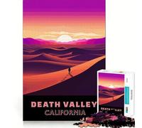 Jigsaw Puzzles for Teenagers 1000 Death Valley Dune Sunset Exact Cut Play Brain Teaser Gift Calm Play Time Xmas Art Gift (38x52cm)