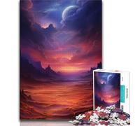 Jigsaw Puzzles for Teenagers 1000 Desert Night Time Teenager Jigsaw,Educational Stress Relief Toy Gifts for Friends And Family (size 75x50cm)