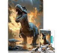Jigsaw Puzzles for Teenagers 1000 Dinosaur 1000 Piece Puzzle,Learning Educational Toys Family Games Gifts for Friends And Family 50x75cm