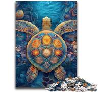 Jigsaw Puzzles for Teenagers 1000 Dolphin Couple Educational Game Challenge Toy Wall Decoration Unique Birthday And Xmas Gifts 26x38cm