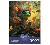 Jigsaw Puzzles for Teenagers 1000 Dragon's Garden Glow Puzzle for Adults Anti-Stress Toys Difficult Hard Deal As Gifts for The Whole Family 70x50cm/1000pcs