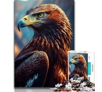 Jigsaw Puzzles for Teenagers 1000 Eagle Adult Jigsaw,Challenging Game Toys Wall Decoration Unique Birthday And Xmas Gifts (size 75x50cm)