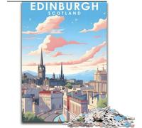 Jigsaw Puzzles for Teenagers 1000 Edinburgh Scotland Travel, Educational Toys for Is Ideal As A Gift for The Whole Family for And 14 Years Old 26x38cm