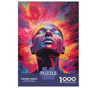 Jigsaw Puzzles for Teenagers 1000 Enlightenment Puzzles for Adults Hands-on Game Stress Reliever Help The Brain Exercise 70x50cm/1000pcs