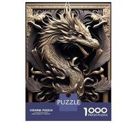 Jigsaw Puzzles for Teenagers 1000 Epic Ancient Dragon Puzzles for Adults Hands-on Game Stress Reliever Help The Brain Exercise 52x38cm/1000pcs