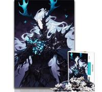 Jigsaw Puzzles for Teenagers 1000 Evil Knight 1000 Piece Jigsaw,Family Activity Fun at Home Activities, Birthday Present,Travel Gifts (size 75x50cm)