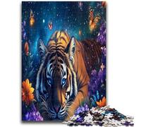 Jigsaw Puzzles for Teenagers 1000 Fallen Tiger Educational Game Challenge Toy Wall Decoration Unique Birthday And Xmas Gifts 26x38cm