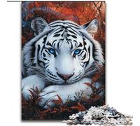 Jigsaw Puzzles for Teenagers 1000 Fallen Tiger, for 14+ For Family Fun & Game Night Artists' Collection, Fine Arts 50x75cm