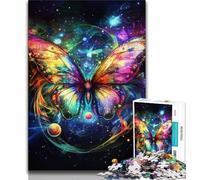 Jigsaw Puzzles for Teenagers 1000 Fantasy Butterfly Puzzles,Challenging Family Activity Games DIY Toy for Home Wall Decor Gifts 26x38cm