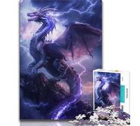 Jigsaw Puzzles for Teenagers 1000 Fantasy Flying Dragon 1000 Piece Puzzle,Educational Game for Birthday, Chrismas for Age 14+ (size 38x26cm)