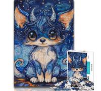 Jigsaw Puzzles for Teenagers 1000 Fantasy Fox Teenager Puzzles,Challenging Game for Is Ideal As A Gift for The Whole Family 75x50cm