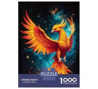 Jigsaw Puzzles for Teenagers 1000 Fantasy Phoenix Wall Art Print Jigsaw for Adults Family Games Pattern Assembly Help The Brain Exercise 70x50cm/1000pcs