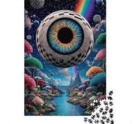 Jigsaw Puzzles for Teenagers 1000 Fantasy Rainbow Forest Adult Puzzles Hands-on Game Pattern Assembly Deal As Gifts for The Whole Family 38x26cm/1000pcs