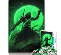 Jigsaw Puzzles for Teenagers 1000 Fantasy Samurai Ninja Adult Jigsaw,Challenging Family Activity Games DIY Toy for Home Wall Decor Gifts (size 38x26cm)