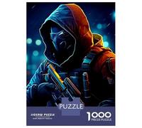 Jigsaw Puzzles for Teenagers 1000 Fantasy Soldier Adult Puzzles Hands-on Game Pattern Assembly Deal As Gifts for The Whole Family 70x50cm/1000pcs