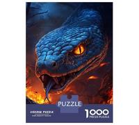 Jigsaw Puzzles for Teenagers 1000 Fiery Serpent's Gaze -5 Puzzle for Adults Brain Teaser Game Analysis And Logic Stress Reduction Gifts 70x50cm/1000pcs