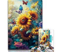 Jigsaw Puzzles for Teenagers 1000 Flower Art Teenager Puzzles,Challenging Game for Is Ideal As A Gift for The Whole Family 26x38cm