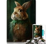 Jigsaw Puzzles for Teenagers 1000 Fluffy Bunny Teenager Jigsaw,Educational Stress Relief Toy Gifts for Friends And Family (size 75x50cm)