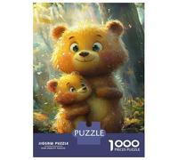 Jigsaw Puzzles for Teenagers 1000 Forest Bears Embrace Puzzle for Adults Anti-Stress Toys Difficult Hard Deal As Gifts for The Whole Family 52x38cm/1000pcs