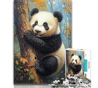 Jigsaw Puzzles for Teenagers 1000 Forest Panda 1000 Piece Puzzle,Learning Educational Toys Family Games Gifts for Friends And Family 50x75cm