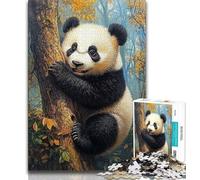 Jigsaw Puzzles for Teenagers 1000 Forest Panda Adult Jigsaw,for Educational Game Challenge Toy Unique Home Decor And Gifts (size 38x26cm)