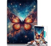 Jigsaw Puzzles for Teenagers 1000 Galaxy Butterfly Teenager Jigsaw,Educational Stress Relief Toy Gifts for Friends And Family (size 75x50cm)