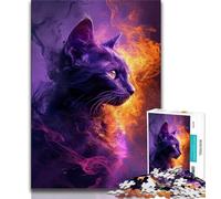 Jigsaw Puzzles for Teenagers 1000 Galaxy Cat Adult Jigsaw,Challenging Game Toys Wall Decoration Unique Birthday And Xmas Gifts (size 38x26cm)