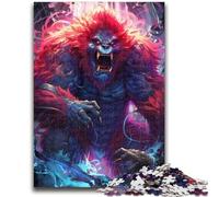 Jigsaw Puzzles for Teenagers 1000 Giant Gorilla Super Power for Age 14 Years And over Family Games Christmas Game Presents for Women 50x75cm