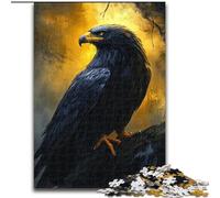 Jigsaw Puzzles for Teenagers 1000 Golden Crow, Family Game Stress Reliever Difficult Challenge Enhance Love between Couples (Size 26x38cm)