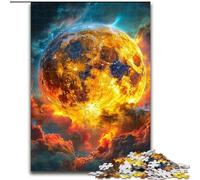 Jigsaw Puzzles for Teenagers 1000 Golden Moon, Suitable for Ages 14 And Up Home Educational Games DIY Toys Artwork Gift (Size 50x75cm)