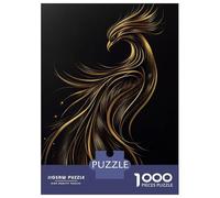 Jigsaw Puzzles for Teenagers 1000 Golden Phoenix Puzzle for Adults Anti-Stress Toys Difficult Hard Deal As Gifts for The Whole Family 38x26cm/1000pcs