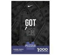 Jigsaw Puzzles for Teenagers 1000 Got Em Money Jigsaws for Adults Brain Teaser Game Presents for Women Unique Birthday And Gifts 38x26cm/1000pcs