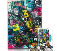 Jigsaw Puzzles for Teenagers 1000 Graffiti Adult Jigsaw,for Educational Game Challenge Toy Unique Home Decor And Gifts (size 75x50cm)