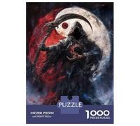 Jigsaw Puzzles for Teenagers 1000 Grim Reaper in Space Puzzle for Adults Brain Teaser Game Analysis And Logic Stress Reduction Gifts 70x50cm/1000pcs