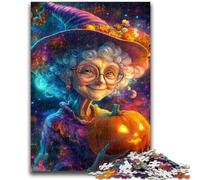 Jigsaw Puzzles for Teenagers 1000 Halloween Grandma 1000 Piece Puzzle,Learning Educational Toys Family Games Gifts for Friends And Family (38x26cm)