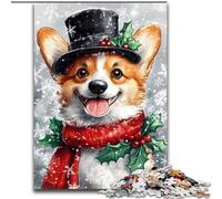 Jigsaw Puzzles for Teenagers 1000 Happy Corgi, Learning Educational for Is Ideal As A Gift for The Whole Family (Size 26x38cm)