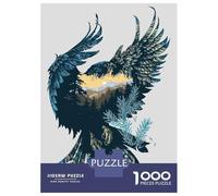 Jigsaw Puzzles for Teenagers 1000 Hawk Puzzle for Adults Toy Wall Decor Stress Reliever Help The Brain Exercise 52x38cm/1000pcs