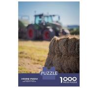 Jigsaw Puzzles for Teenagers 1000 Hay Bale And Tractor Scene Adult Puzzles Hands-on Game Pattern Assembly Deal As Gifts for The Whole Family 70x50cm/1000pcs