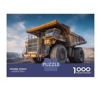 Jigsaw Puzzles for Teenagers 1000 Heavy Duty Dump Truck Adult Puzzles Hands-on Game Pattern Assembly Deal As Gifts for The Whole Family 70x50cm/1000pcs