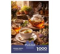 Jigsaw Puzzles for Teenagers 1000 Herbal Tea with Honey And Lemon Puzzles for Adults DIY Toys Birthday Present Deal As Gifts for The Whole Family 70x50cm/1000pcs